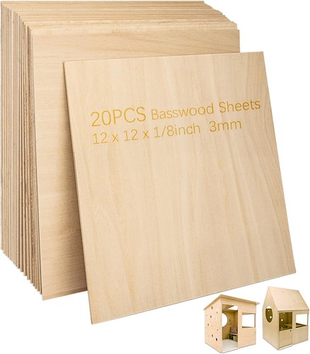 Basswood sheets 3mm - sheets,